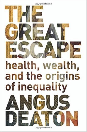 Cover of Prof. Deaton's book, used under fair use, courtesy of Amazon.com